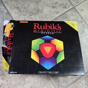 Vintage 1987 Matchbox Rubik's Magic Puzzle Cube Brain Teasers